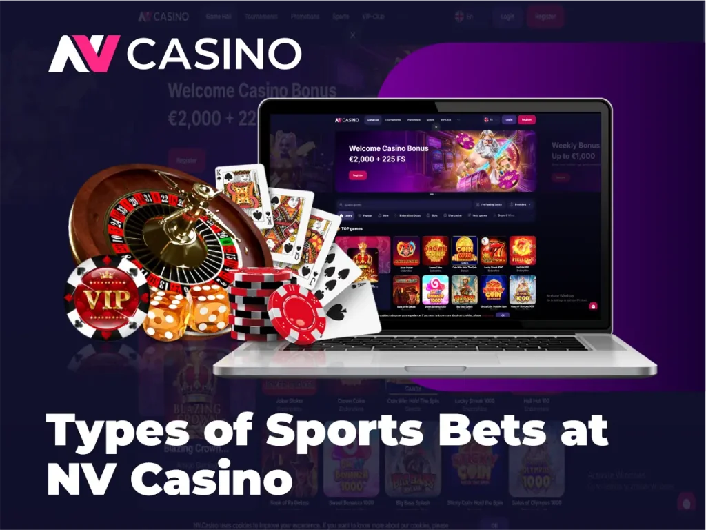 Tipuri de pariuri sportive la NV Casino